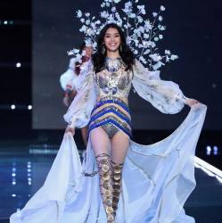Sui He, Ming Xi sexy lingerie 2017 Victoria's Secret Fashion Show 18x MixQ photos