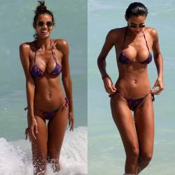 Lais Ribeiro sexy bikini at the beach in Miami Beach 54x HQ photos