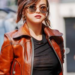 Selena Gomez braless in see through top leaves little to the imagination while out in NYC 20x HQ photos