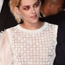 Kristen Stewart in see through dress without bra on Personal Shopper premiere at The Cannes Film Festival 43x UHQ photos