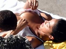 Nicole Scherzinger topless nip slip lets her BF touch her boobs with nips out 46x MixQ photos