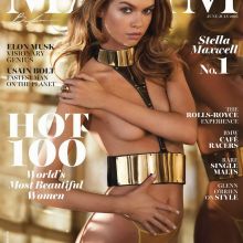 Stella Maxwell nude topless see through lingerie for Maxim 2016 June-July 12x HQ photos
