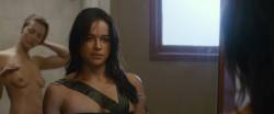 Michelle Rodriguez, Caitlin Gerard - The Assignment 1080p topless nude rape sex scenes