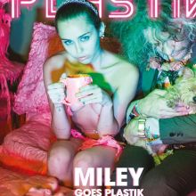 Miley Cyrus nude Plastik magazine 6x HQ covers