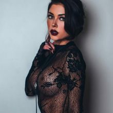 Arianny Celeste see through lingerie for Martin Murillo photo shoot