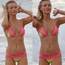 Joanna Krupa wearing sexy bikini on the beach in Malibu 17x UHQ