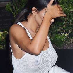 Kim Kardashian braless in see through top arriving at a doctor’s office in New York City 61x HQ photos