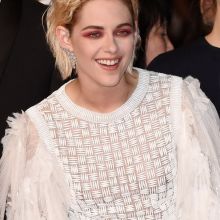 Kristen Stewart in see through dress without bra on Personal Shopper premiere at The Cannes Film Festival 43x UHQ photos