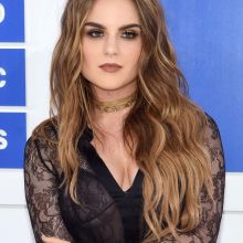 Joanna JoJo Levesque braless in see through top on 2016 MTV Video Music Awards in NY 16x UHQ photos