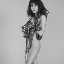 Selma Blair nude braless pokies in see through top for NO TOFU magazine 3x HQ photos
