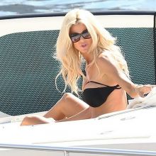 Victoria Silvstedt sexy bikini candids on a yacht in Monaco 23x UHQ photos