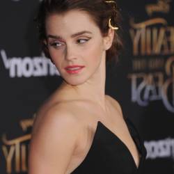 Emma Watson nip slip at Beauty Beast premiere in LA HQ photo