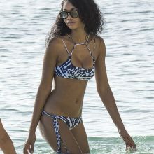 Chanel Iman sexy bikini candids on the beach in Barbados 31x HQ photos