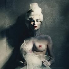Kate Moss topless by Paolo Roversi for W Magazine 2015 April 12x HQ