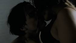 Jessica Parker Kennedy, Lyndon Smith - Colony S02 E07 1080p lingerie topless sex scenes