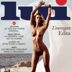 Edita Vilkeviciute nude Lui Magazine 2013 December 7x UHQ