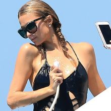 Paris Hilton sexy swimsuit candids on the yacht in Ibiza 17x HQ photos