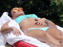 Demi Lovato sexy bikini on the beach in Miami 120x HQ photos