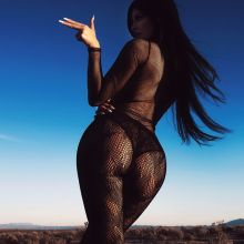 Kylie Jenner in see through bodysuit Instagram 10x HQ photos