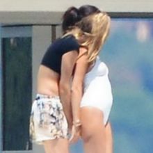 Selena Gomez and Cara Delevingne sexy bikini on a yacht in St Tropez 2014 July 44x MixQ