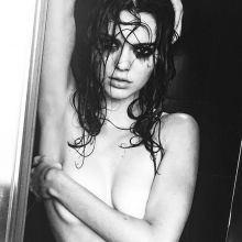 Kendall Jenner topless Mert Alas photo shoot 2x HQ