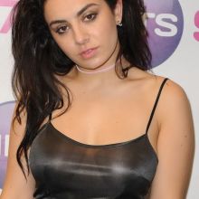 Charli XCX in see through nightwear without panties visit 97.3 Hits Radio Station in Miami 31x UHQ