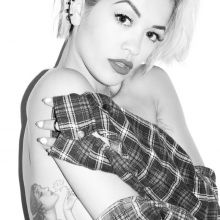 Rita Ora raunchy see-through top in Terry Richardson photo shoot 16x HQ