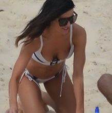 Jacqueline Wood sexy bikini candids on the beach in Bondi 31x HQ photos
