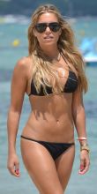 Sylvie Meis Hot Bikini Candids on the Beach in St. Tropez 2014 July 29x UHQ