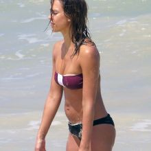 Jessica Alba wearing sexy bikini at a beach in Mexico 47x HQ
