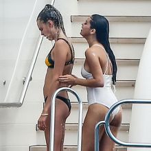 Selena Gomez and Cara Delevingne sexy bikini on a yacht in St Tropez 2014 July 44x MixQ