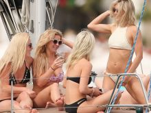 Julianne Hough wearing sexy bikini on the yacht in Mexico girls party 31x HQ photos