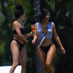 Kim Kardashian big ass in tiny bikini candids in Mexico 52x HQ photos