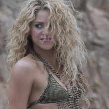 Shakira wearing sexy bikini on the set of a commercial in Spain 50x MixQ