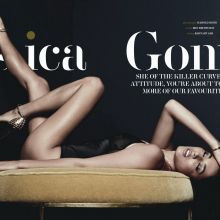 Jessica Gomes sexy GQ magazine 2015 March April issue 5x HQ