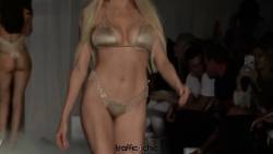 Charlotte McKinney - Beach Bunny Fashio show on Miami Swim Week big boobs bouncing pokies cameltoe