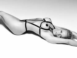 Pamela Anderson bondage photoshoot for lingerie line Coco de Mer 16x UHQ photos