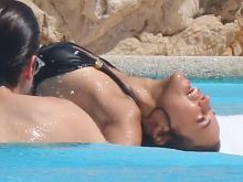 Michelle Rodriguez sexy in bikini at the Hotel du Cap-Eden-Roc 2014 May 35x MixQ