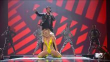Britney Spears - MTV Video Music Awards 2016 720p sexy bodysuit on stage