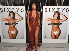 Demi Rose braless in see through dress on Sixty6 magazine launch party 53x HQ photos