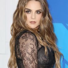 Joanna JoJo Levesque braless in see through top on 2016 MTV Video Music Awards in NY 16x UHQ photos